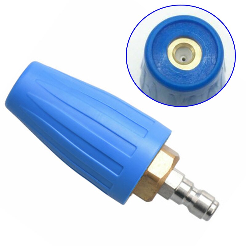 1pcs Rotary Turbo Nozzle 1pc 1x High Pressure Cheaning Washer Rotating 1/4-inch Quick Connect Inlet Nozzle GPM (1.0703mm)