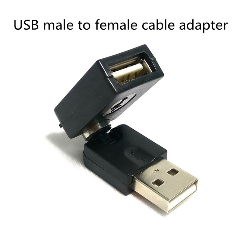 5 Types 360/90 Rotating USB Male to Female Adapter Bending Interface Extended Charging High-Speed 5Gbps Adapter