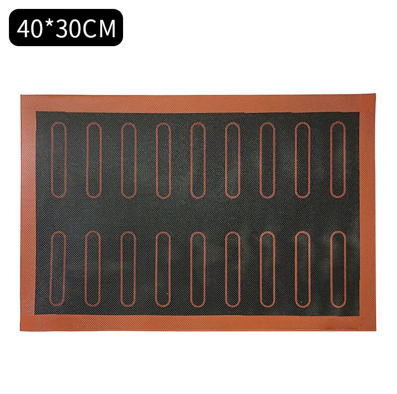 Geperforeerde Siliconen Bakken Mat Non-stick Oven Sheet Liner Bakkerij Gereedschap Gebak Macaron Pad Voor Cookies Keuken Bakvormen Accessoire: B-30x40cm