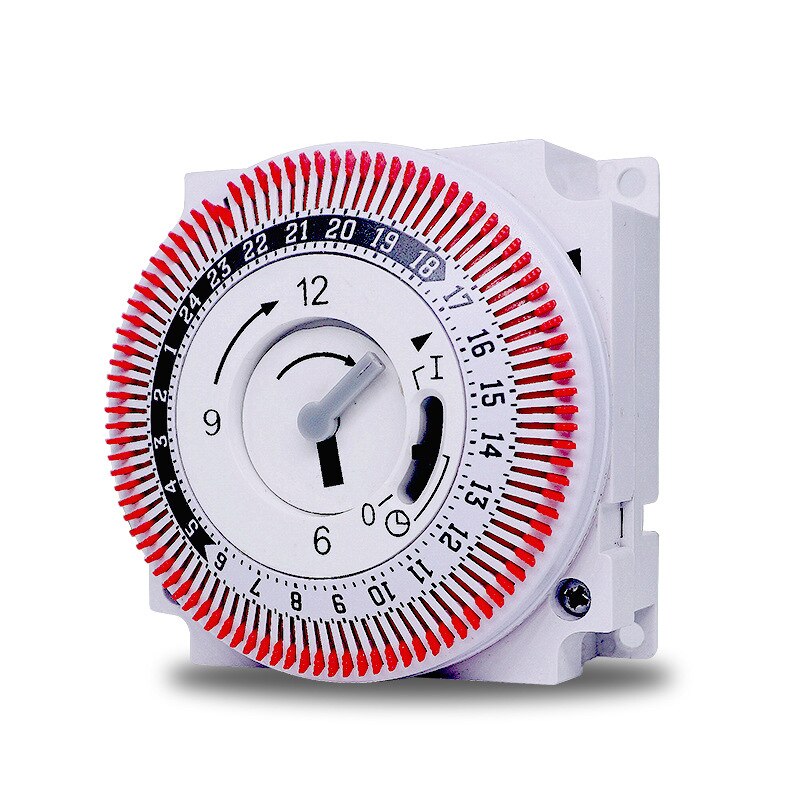Temporizador mecánico de 250V, temporizador con recordatorio de tiempo, 15min, 24h, controlador de ahorro de energía, interruptor de sincronización Industrial
