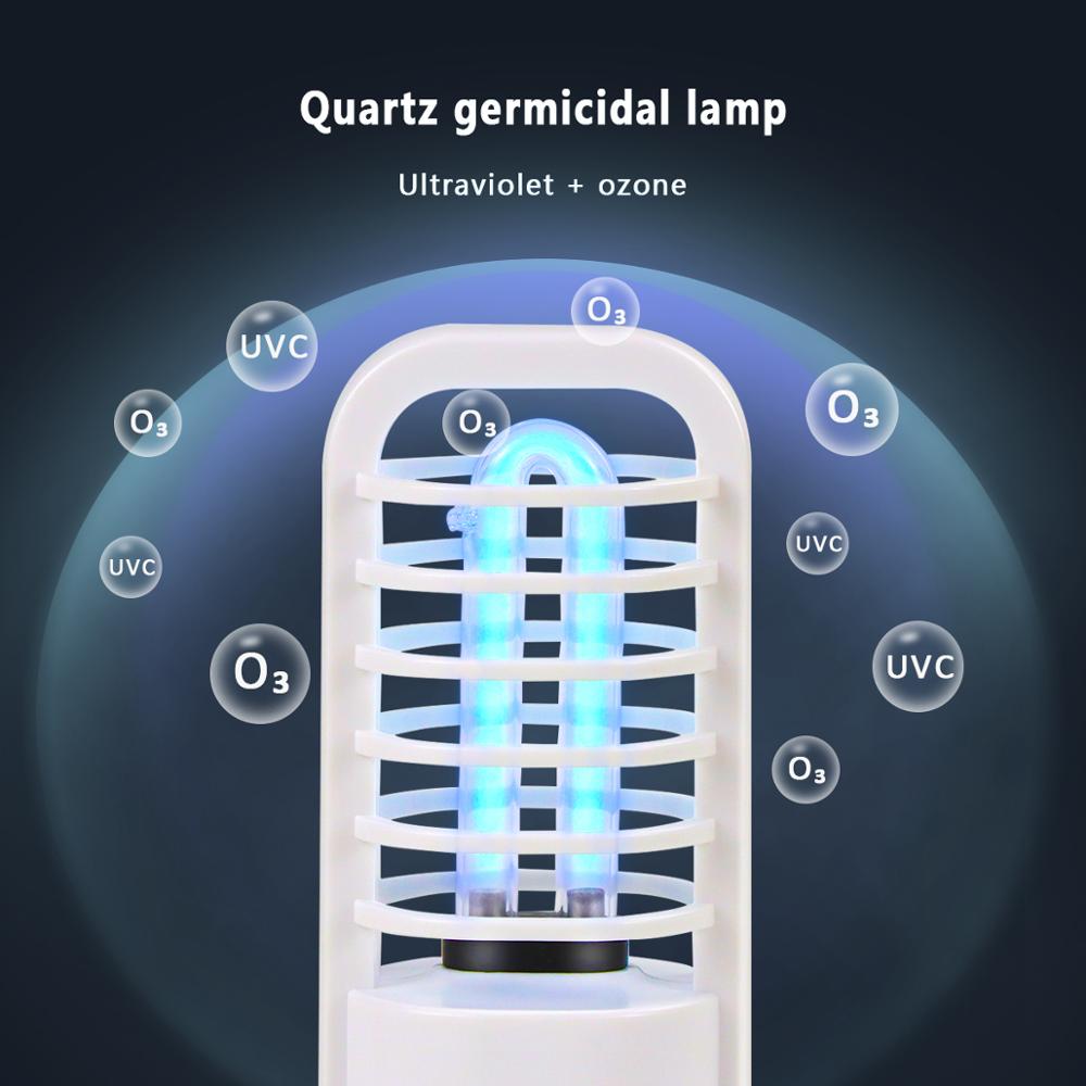 Portable UV Light Desinfection Lamp USB Rechargeable Ultraviolet Ozone Lamp Sanitizer Bulb Clean Air Kill Mite Bactericidal lamp