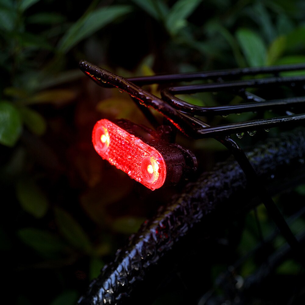 Luz Trasera Reflectante para Bicicleta - Portaequipajes - Advertencia Nocturna - Luz Trasera Reflectante