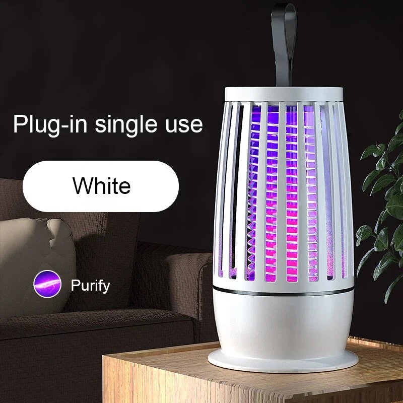 Muggenlamp Draagbare Muggenmoordenaar Afstotende Lamp Verwarming Vliegenval Mute Elektrische Insectenmoordenaar Usb Oplaadbare Indoorn Outdoor: Warm Light