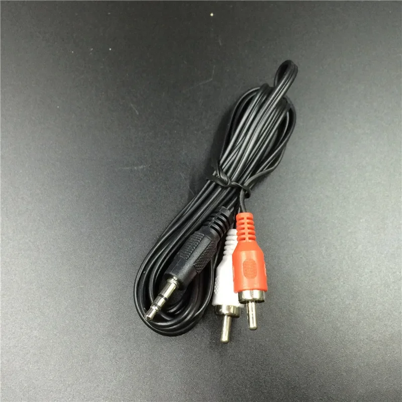 3,5mm Stereo-Stecker ein 2rca Phono-Stecker Audio--AV-Video-Kopfhörer Adapter Anschluss Kabel Kabel Kabel Auto Kabel Splitter