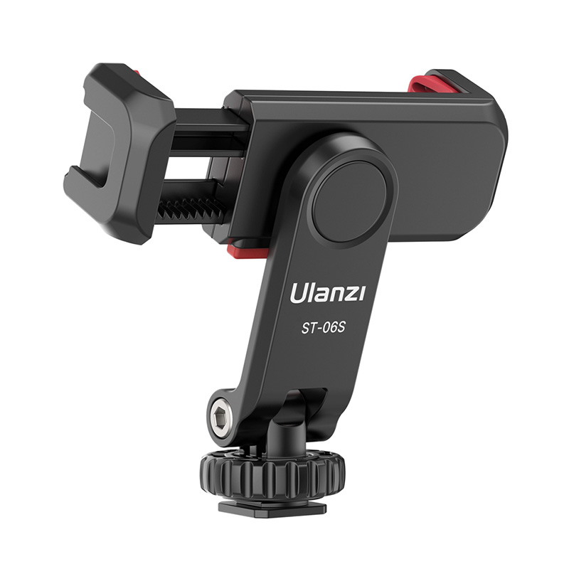 Ulanzi ST-06S Verticale Telefoon Mount Houder Statief Met Koud Schoen Voor Mic Licht Telefoon Clip Voor Iphone 12 Vlog Houder smartphone: Default Title