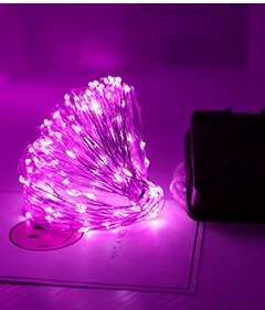 Solarne lampki świąteczne na sznurku 12m 100LED / 5M 50 LED wodoodporna zewnętrzna girlanda lampa solarna boże narodzenie do dekoracji ogrodu: Pink / 22M 200LEDS
