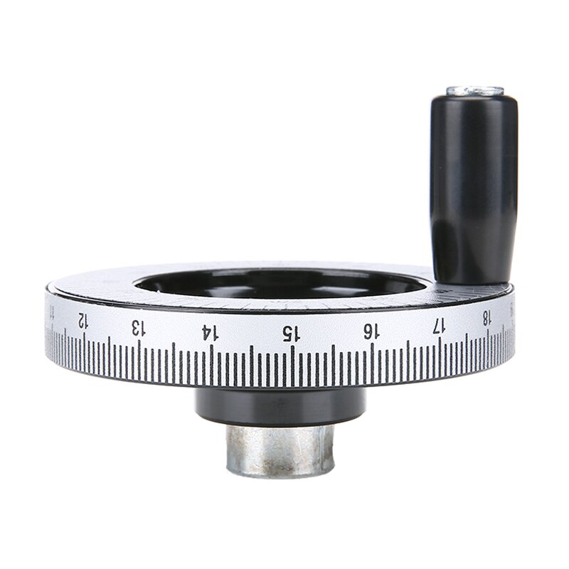 1pc Lathe Handwheel Hand Crank Handwheel Machinery Accessories 80mm Revolving for Milling Machine Spoked Hand Wheel