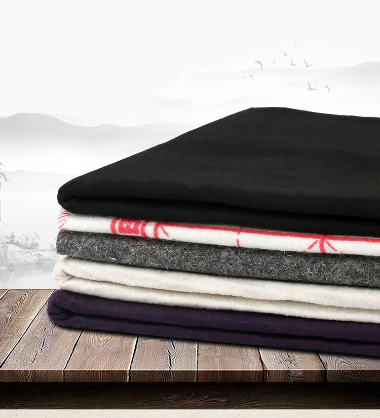 Prachtige Kalligrafie Vilt Pad Blended Wollen Vezels Kalligrafie Schilderen Pad Traditionele Chinese Schilderen Schrijven Vilten Tafel Mat