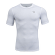Strengere schnell trocknende laufende T-Shirt Basketball Kompression Shirt Männer schnell trocknen oben schwarz Bodybuilding Muskel Shirt trainieren Fitnessstudio: S / Schwarz