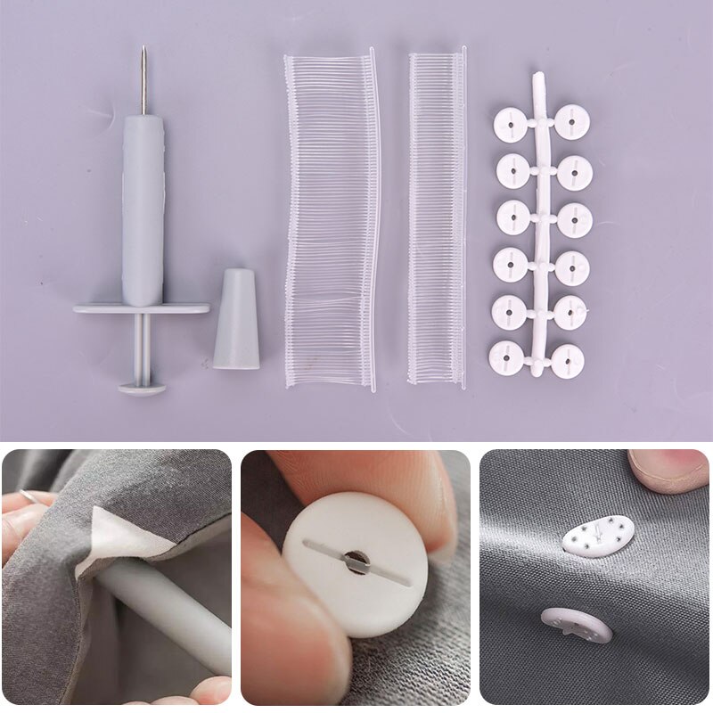 Attache à Clip pour housse de couette, support de drap de lit, housse de couette Portable, accessoires utiles pour la maison,