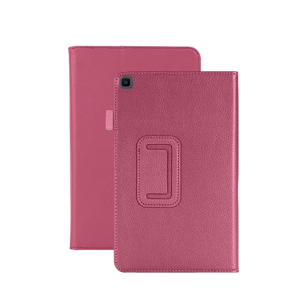 For Samsung Galaxy Tab A 8.0" inch tablet SM-T290 T295 T297 PU leather cover case PU Leather Protective Case funda: rosered