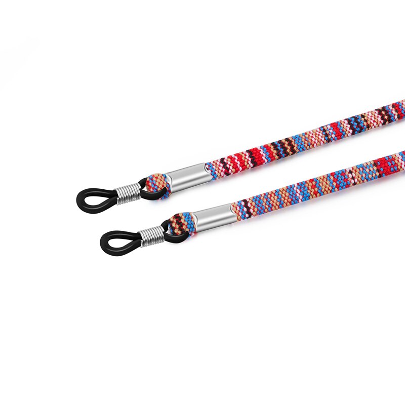 Praktische zonnebril nekkoord koord houder veelkleurige bril lanyard houder etnische touw brillenketting: 9
