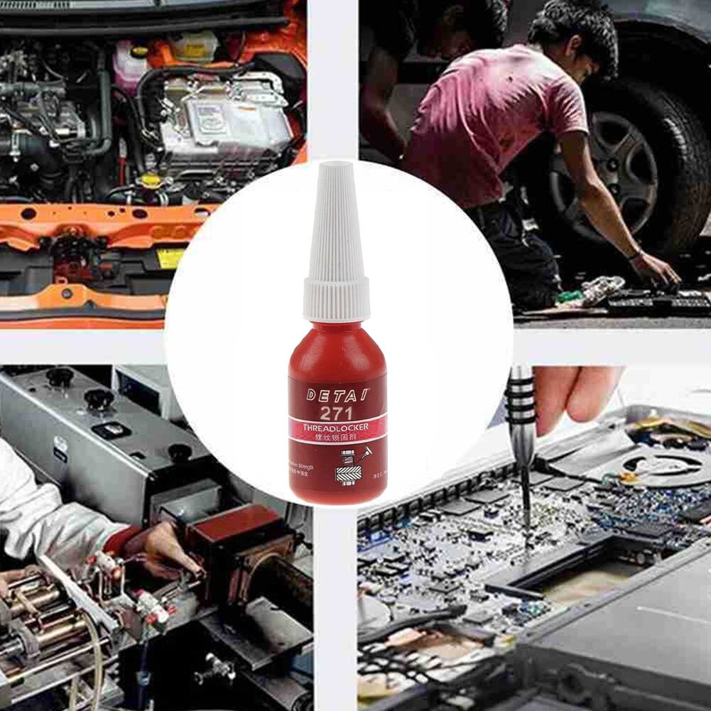1pc 10g Screw Glue Thread Locking Agent Removable Thread Locker Anaerobic Adhesive Glue Oil Resistance Fast Curing for Threads