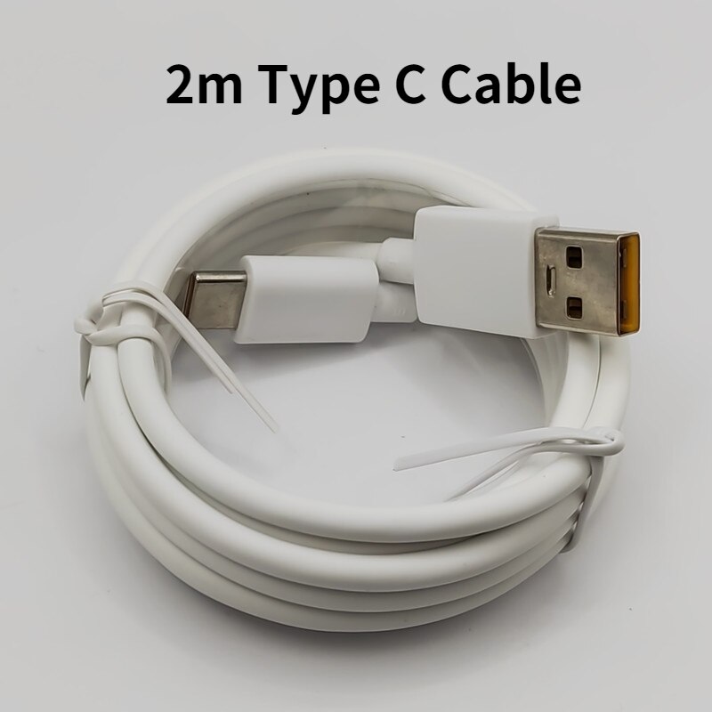 65w realme supervooc carregador rápido ue/eua super vooc 2.0 adaptador 6.5a tipo cabo c para r17 r11 encontrar x2/x2 pro/reno6/ace 2 x20: Only 2m Cable