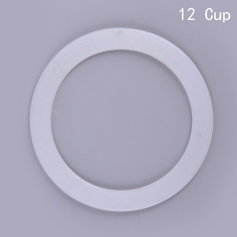 Silicone Seal Ring Flexible Washer Gasket Ring Kitchen Coffee Makers Accessories Parts: 12 cup