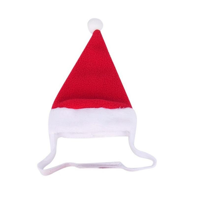 Pet Dog Kleding Kleding Accessoires Kerst Kat Kleding Kitten Puppy Kat Kerstman Kostuum Kitten Puppy Hoodie Warm Winter: Hat