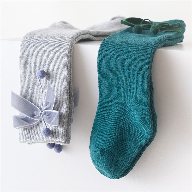 Chaussettes hautes pour bébé fille, chaussettes longues en coton, accessoires pour bébé de 0 à 3 ans, automne et hiver