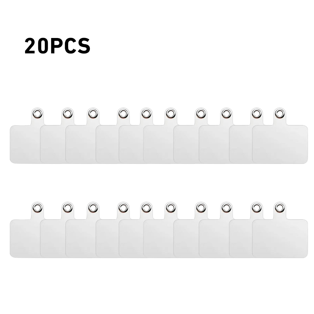 1/3/5/10Pcs Mobile Phone Anti-lost Lanyard Card Gasket Universal Transparent Clip Detachable Phone Hanging Cord Strap Tether Pad