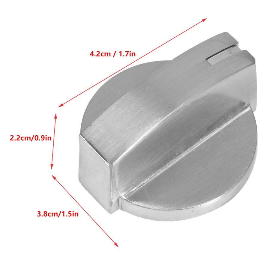 Gas Stove Knob 4Pcs Universal Zinc Alloy Gas Stove Control Knob Rotating Switch Replacement Accessory Stove Knob