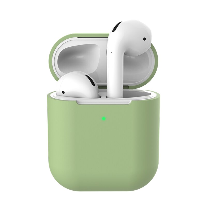 Für AirPods 2 Fall Schutzhülle Silikon Abdeckung Fall Stoßfest Abdeckung für Apple AirPods Drahtlose Kopfhörer Lade Box Beutel Taschen: 10