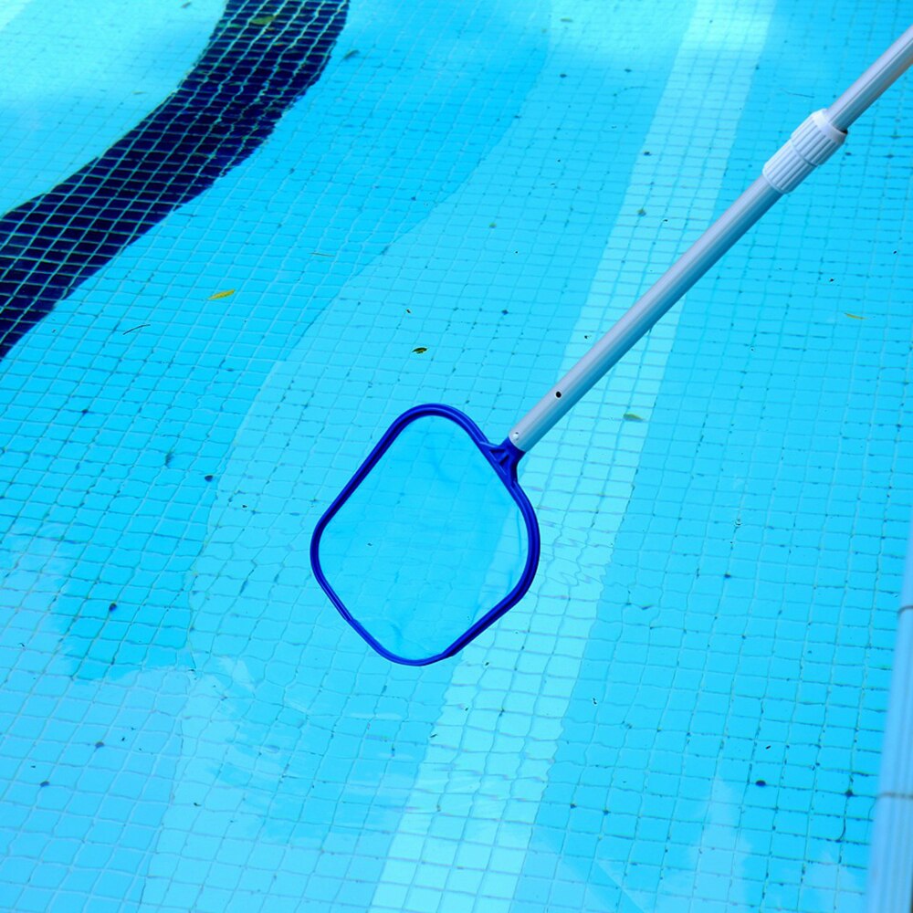 Swimming Pool Salvage Net Pool Landing Cleaner Net Cleaning With Aluminium Telescopic Pole Fish Pond Skimmer Leaf Garbage Clean