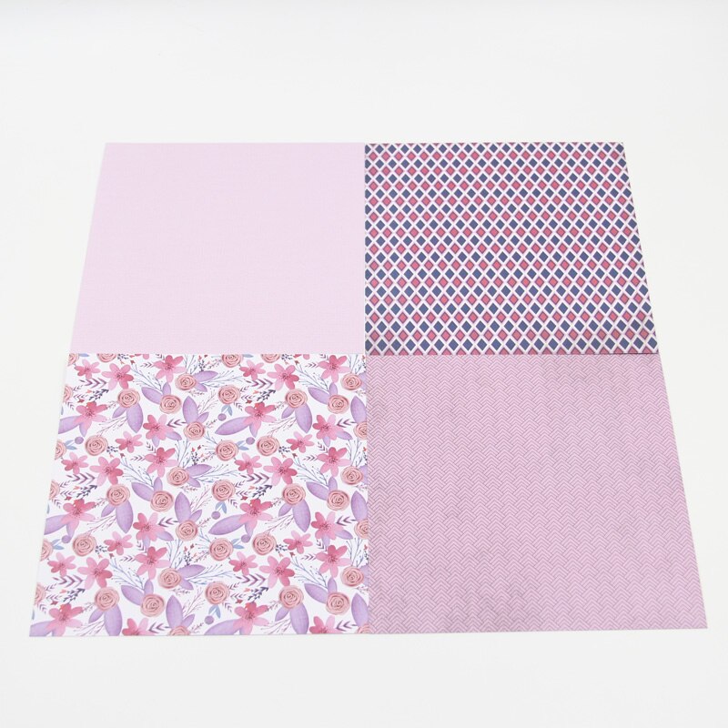 KLJUYP-tampons Scrapbooking | 12 pièces, fleurs de violette, papier d'origami, fond d'art, carte en papier fait papier pour Scrapbooking, artisanat, travaux manuels