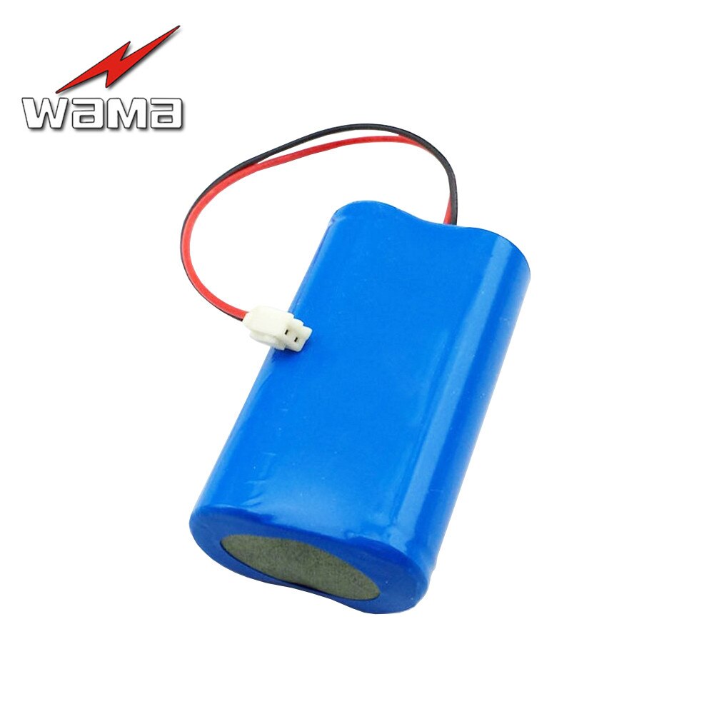 1x Wama 4000 mAh 18650 3.7 V Lithium Oplaadbare 2 S Power Bank Batterij Packs voor Vissen Lamp Zaklamp Zaklamp DIY Vervangen