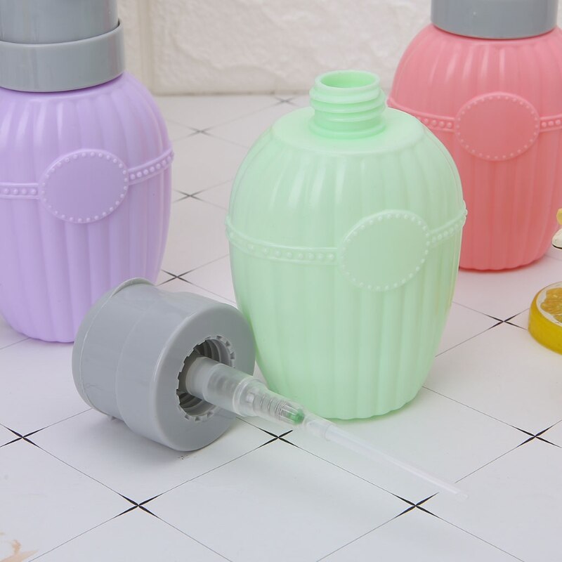 250ml Empty Nail Art Pump Dispenser Acetone Polish Remover Alcohol Bottle Liquid