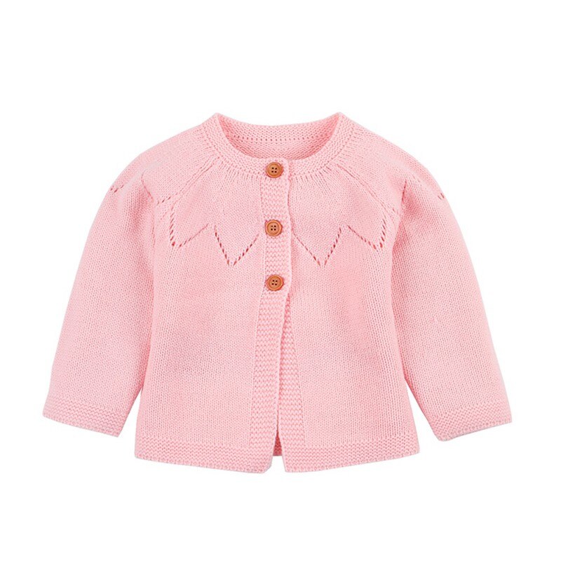Children Kids Sweater Autumn Coat Baby Girl Boy Cardigan Hollow Casual Outerwear Coat Season: D / 12m