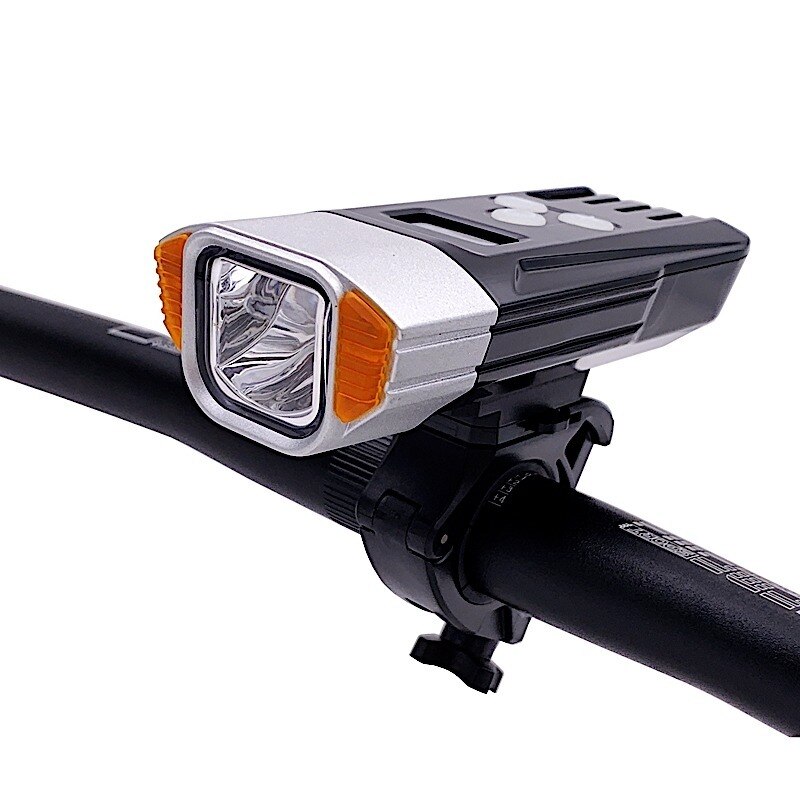 Lumens Rechargeable Bicycle Headlight with OLED Display ScreenUltra-Bright and IP66 Waterproof for Motorcycle