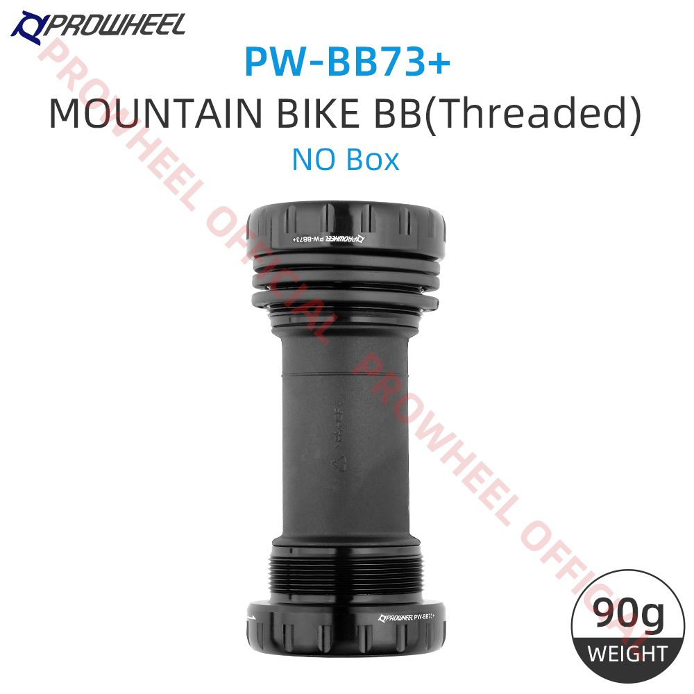 PROWHEEL Bicycle Bottom Bracket RBB68+ MBB73+ MBB68+ BB73+ Threaded Bottom Bracket MTB Bike Bearing MTB Sealed Bearing BB Part: PURPLE