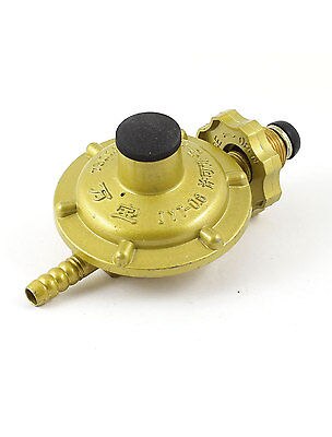 Home One Inlet One Outlet Liquefied LGP Compressed Gas Pressure Regulator Yellow
