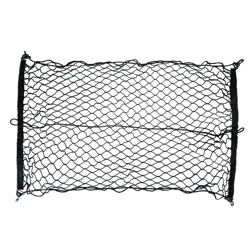 Universal bil bagasjeromsnett elastisk bagasjenett lastorganisator oppbevaring nylon strekkbar bilinteriør nettingnettverkslomme