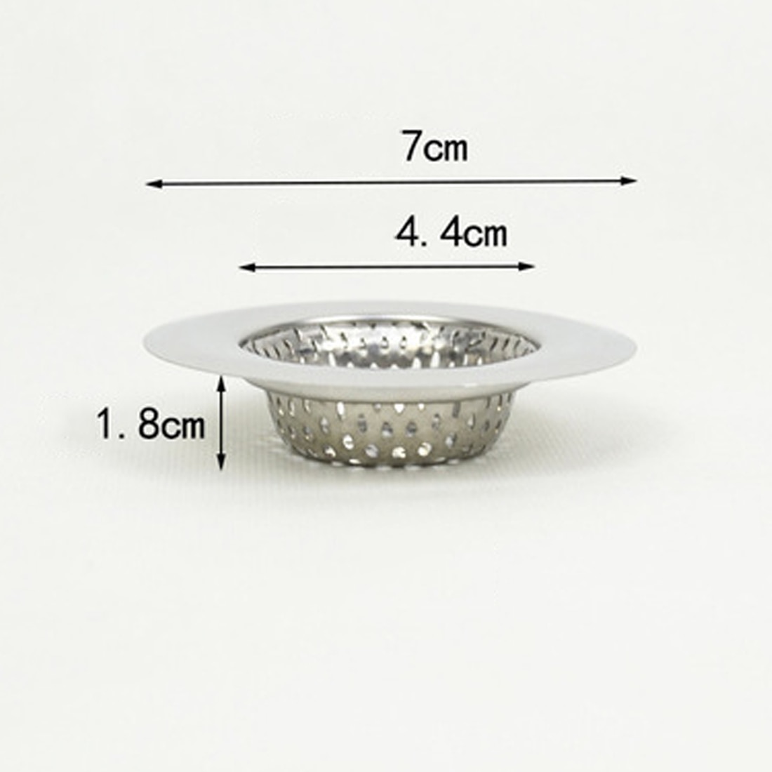 Kitchen Sink Strainer Drain Hole Filter Trap Metal Sink Strainer Stainless Steel Bath Sink Drain Waste Screen 7cm/9cm/11cm