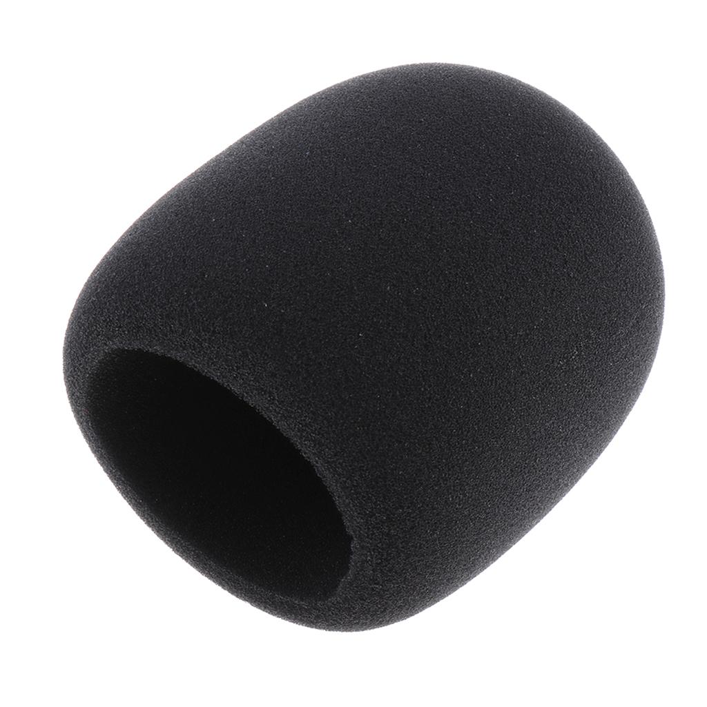 Large Microphone Mic Foam Cover Mic Shield Windscreen for Condenser Mic 4cm