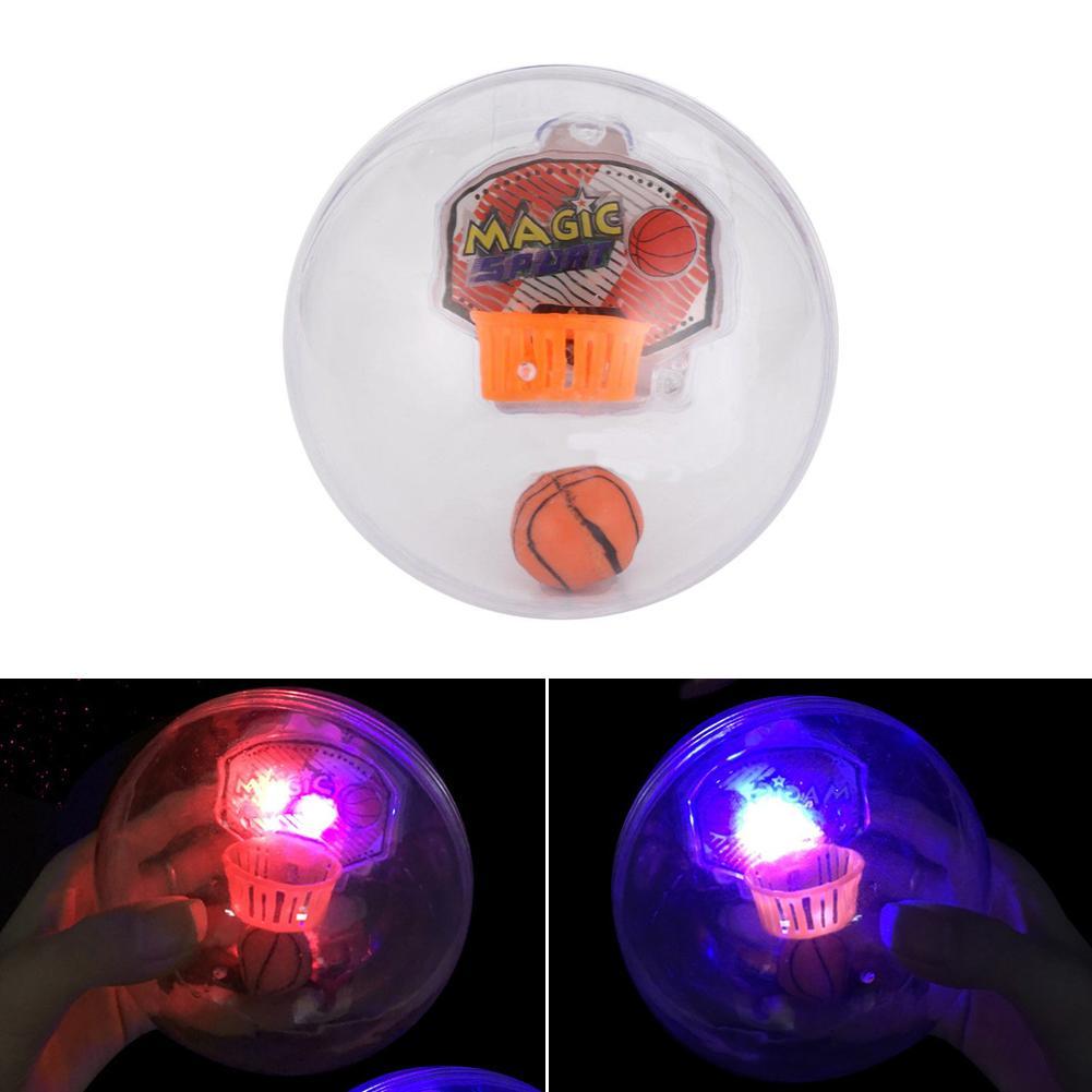 Handheld Electronic Basketball Game with LED Light & Sounds Reducing Pressure LN