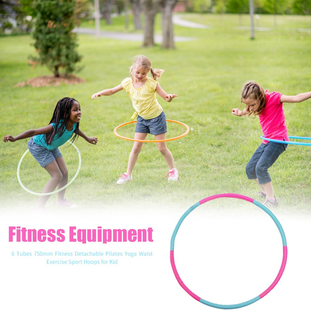 Exercise Sport Circle Body Building Loss Weight Loops Children 6 Tubes Detachable for Indoor Exercise Sport Decoration