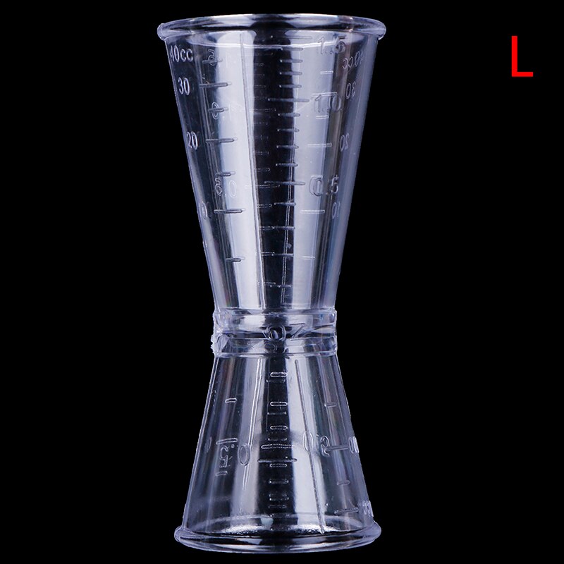 20/40ml transparent harts bar vin cocktail shaker jigger dubbel shot kort drink mixer vin mätare kopp bar tillbehör: L