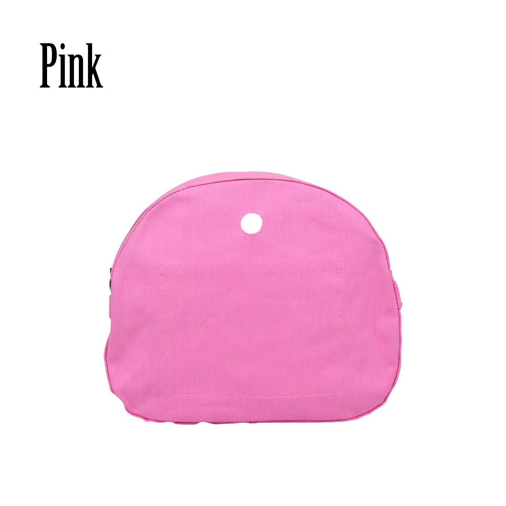 Tanqu lona forro de tecido para omoon luz obag bolso interno cor pura revestimento à prova dwaterproof água inserção organizador para lua bebê o saco: Rosa