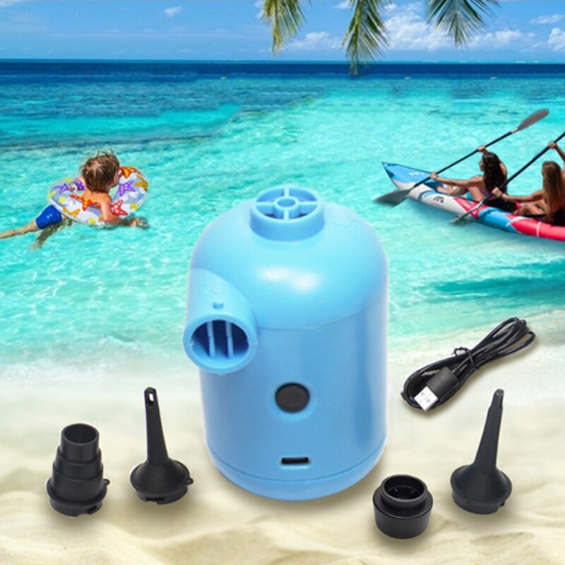 Portable USB Electric Air Pump Air Mattress Boat Sofa Auto Air Inflatable Pump for Car Camping Inflator
