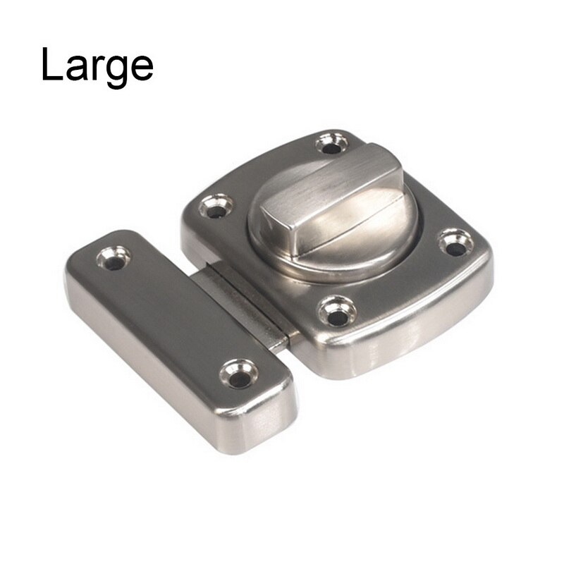 Universell dørlås portlås sikkerhet skyvedørlås dørbolt sinklegering med skruer dørlås lås trekkskapslås: G250460a