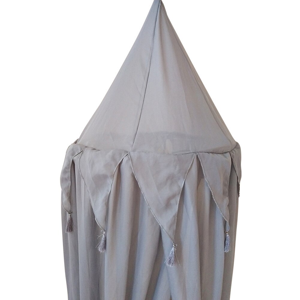 Scandinavische stijl prinses kant kinderkamer babybed luifel klamboe gordijn beddengoed koepeltent