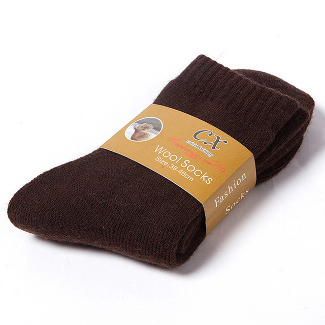 1 par de calcetines cálidos de invierno para mujer, calcetines de lana merina para hombre, súper gruesos, sólidos contra el frío, calcetines gruesos de felpa térmica para nieve: Verde