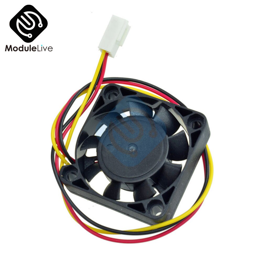 Computer Case Cooler 3Pin 12V 4CM 40MM PC CPU Cooling Cooler Fan Black Heat Sink Small Cooling Fan PC
