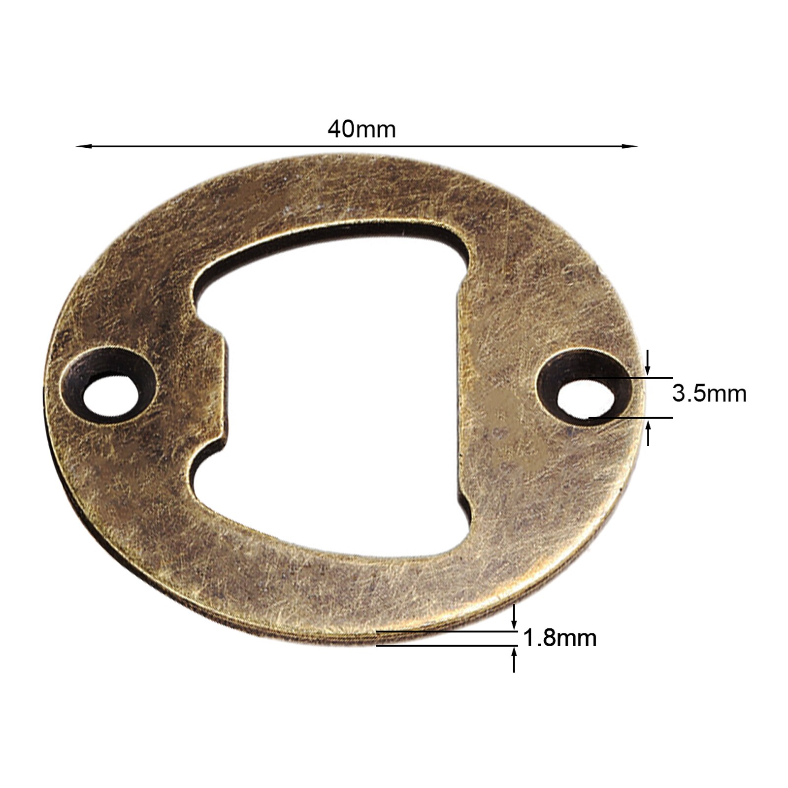 10pcs Bottle Opener Insert w/screw 40mm Round Iron Corn Beer Open Antique Bronze Silver fit for Bar/Home/Restaurant/Kitchen/Pub