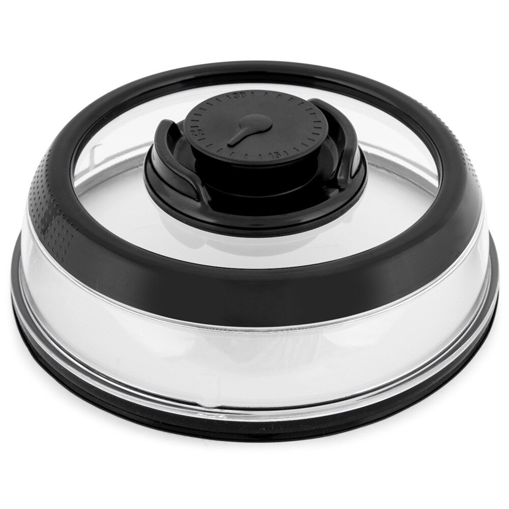 Vacuum food sealer mintiml dæksel vakuum komfur instant food sealer sort dæksel til skåle tallerkener køkken tilbehør: Sort
