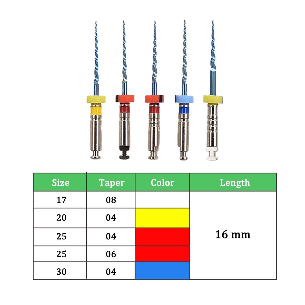 Good Rotary Files Niti Heat Activeated Dental Endo Files Use For Baby Pediatric Files