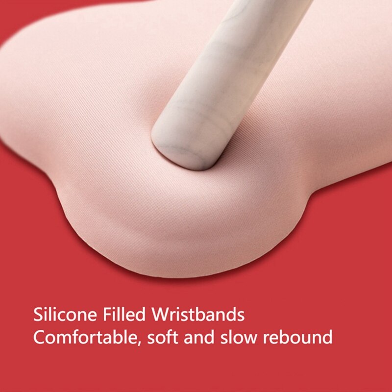 Dog Bone Mouse Pad, Ergonomic Mouse Pad, Mouse Pad Wrist Support, Ergonomic Mouse Pad, with Keyboard Wrist Rest