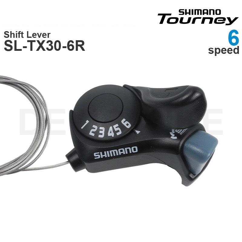 Shimano tourney sl -tx30 3 x 6v 3 x 7v växelhandtag växel plus 3 × 6 hastighet 3 × 7 hastigheter originaldelar: Rätt (6r)