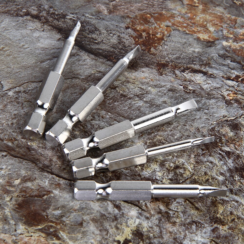 Brand 5Pcs/Set Magnetic Triangle Head Screwdriver Bits S2 Steel 1/4 Hex Shank 50mm Best Price